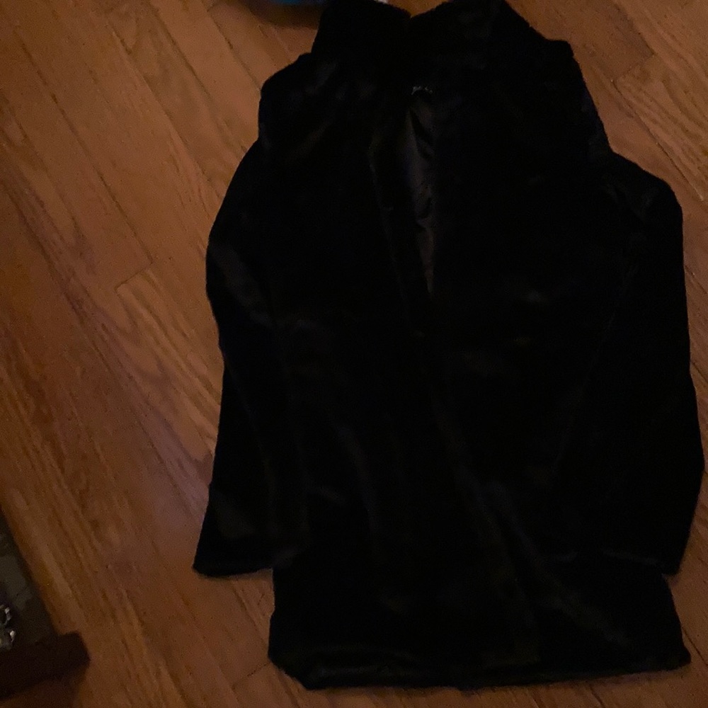 Faux fur coat